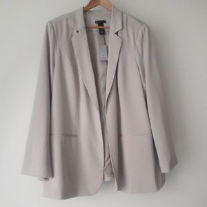 Lane Bryant NWT ivory white suit blazer plus 26/28